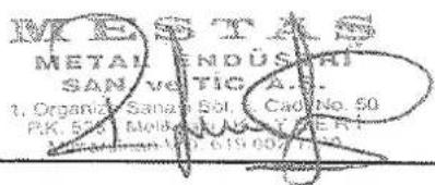 MESTAS METAL ENDUSCHI SAN VEATIC A.I. 1. Organiz Sanan SSI, Cao No. 50 P.K. 523 Moibank U.S. Y.C.E.R.T. SICUAN NO. 619 007-7-24