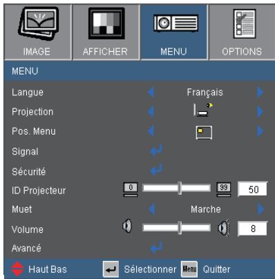 OPTOMA DS316 - MENU - 1