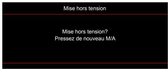 OPTOMA DS317e - Mise hors tension - 1