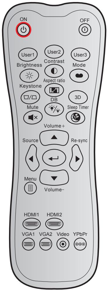 OPTOMA DS318e - Codes de la télécommande IR 3 - 1