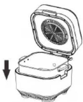 Kogan KA10DMFAFRA - Placing inner pot - 1