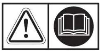 Warning sign with exclamation mark and open book icon, likely indicating education or hazard warning