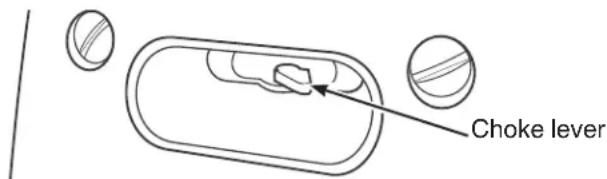 Choke lever