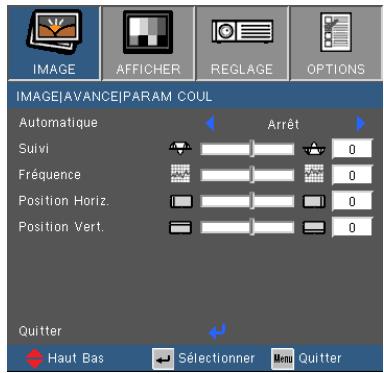 OPTOMA DS334 - IMAGE | AVANCÉ | Signal (RGB) - 1