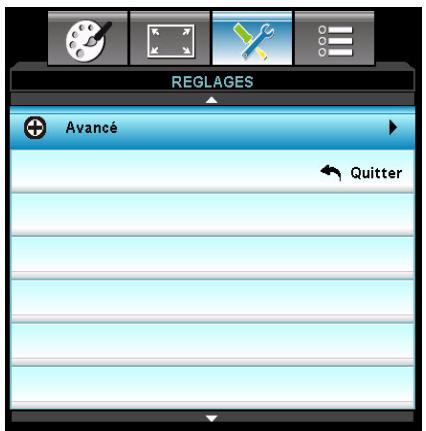 OPTOMA DS343 - REGLAGES - 2