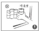 Godrej Single Door - - Warnings related to placing items - 3