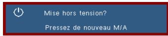 OPTOMA DS346 - Mise Hors tension du Projecteur - 1