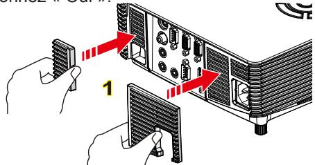 OPTOMA DS346 - Installer le filtre à poussières - 1