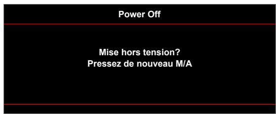 OPTOMA DS349 - Mise hors tension - 1