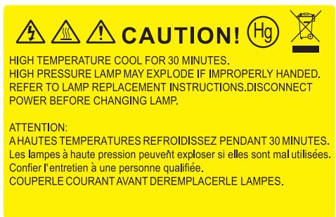 OPTOMA DS349 - Remplacement de la lampe - 2