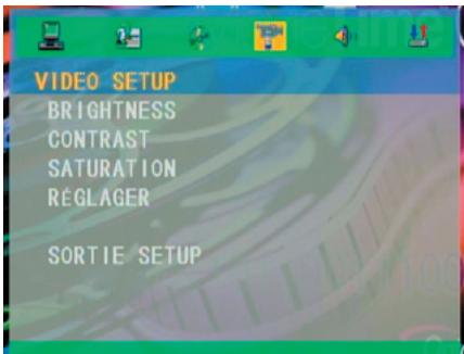 OPTOMA DV10 - Sortie setup - 1