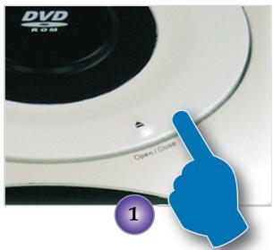 OPTOMA DV10 - Allumer le lecteur de DVD - 1