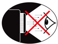 OPTOMA DW309 - Avertissement de sécurité pour les yeux - 1