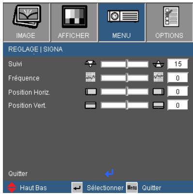 OPTOMA DW318 - REGLAGE | Signa - 1