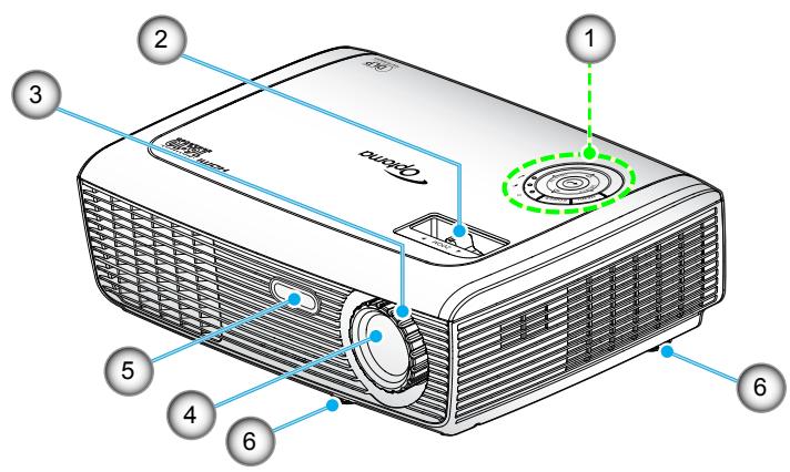 OPTOMA DW318 - Vue d'ensemble du produit - 1