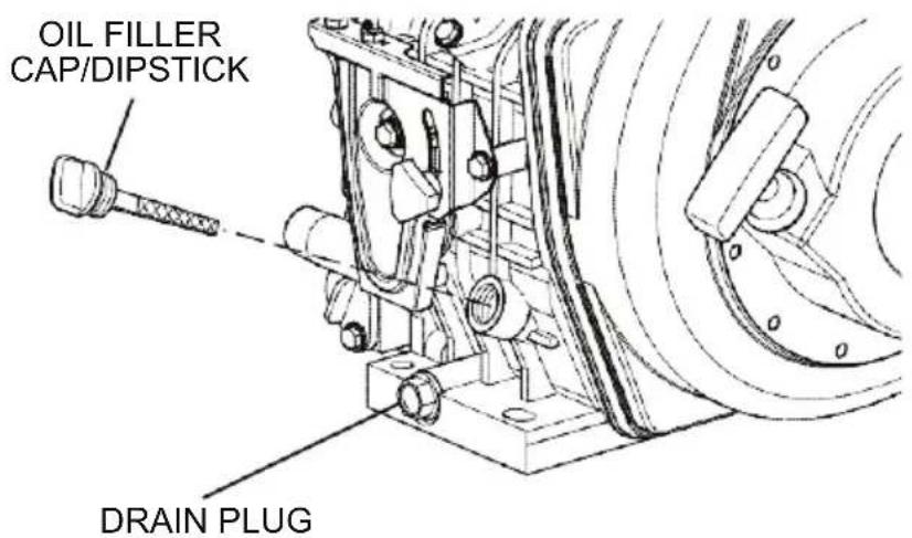 OIL FILLER CAP/DIPSTICK DRAIN PLUG