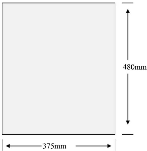 375mm 480mm