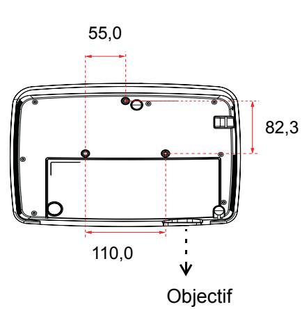OPTOMA DW330 - Montage au plafond - 1