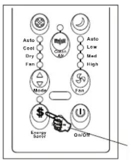 graph TD A["Auto"] --> B["Cool"] B --> C["Dry"] C --> D["Fan"] D --> E["Class Air"] E --> F["Auto"] F --> G["Low"] G --> H["Med"] H --> I["High"] I --> J["Fan"] J --> K["Mode"] K --> L["Energy Saver"] L --> M["On/Off"] M --> N["Power"]