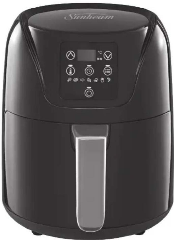 SUNBEAM DuraCeramic AFP4100BK - Copper Infused DuraCeramic™ Digital Air Fryer - 1