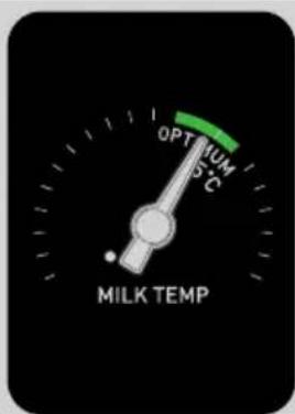 OPTIMUM 5°C MILK TEMP
