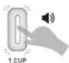 SUNBEAM Cafe Series Duo EMM7200 - Customise - 1 CUP shot volume - 4