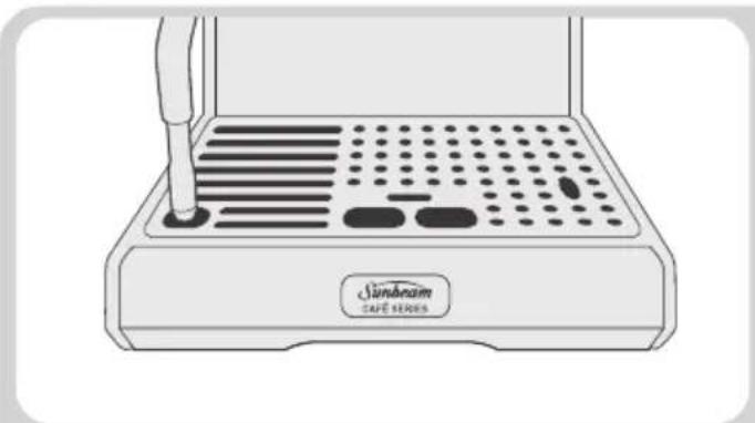 SUNBEAM Cafe Series Duo EMM7200 - Drip tray clean up - 1