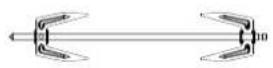 Lenoxx Healthy Choice AF1400 - Rotisserie fork set: - 4