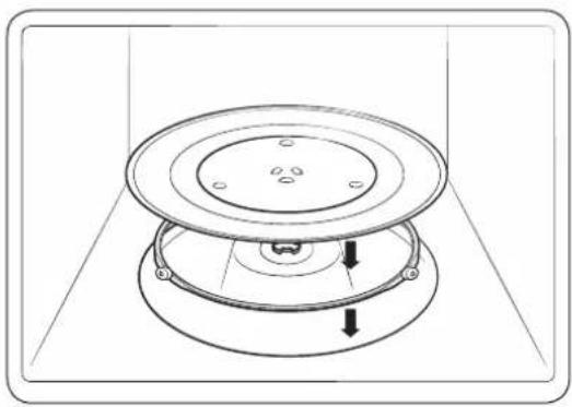 SAMSUNG MC32J7055HT - Turntable - 1