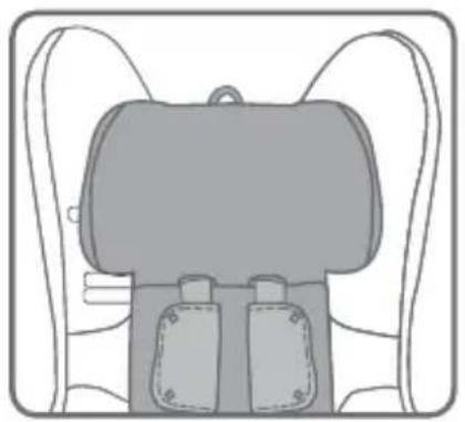 BRITAX 7300/E/2013 - Alternative headrest cover with soft wings: - 2