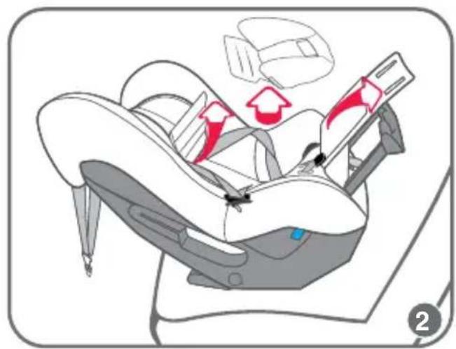 BRITAX 7300/E/2013 - SEATBELT QUICK SETUP REARWARD FACING - 3