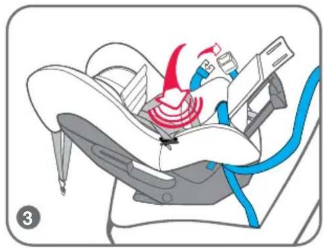 BRITAX 7300/E/2013 - SEATBELT QUICK SETUP REARWARD FACING - 4