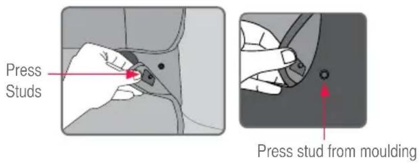 Press Studs Press stud from moulding