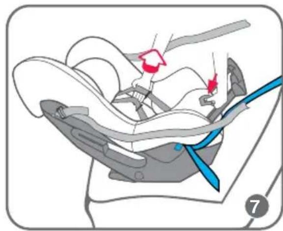 BRITAX 7300/E/2013 - SEATBELT QUICK SETUP REARWARD FACING - 1