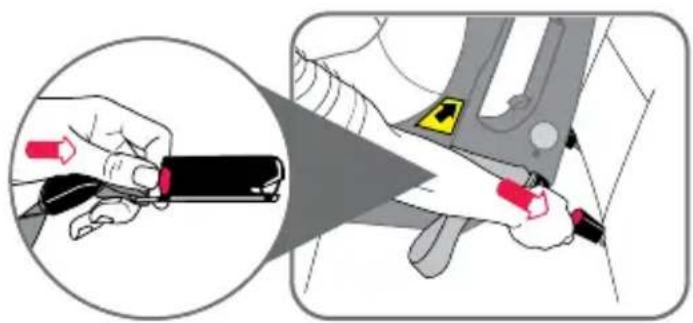 BRITAX 7300/E/2013 - REMOVE RESTRAINT FROM VEHICLE FITTED WITH ISOFLEX - 1