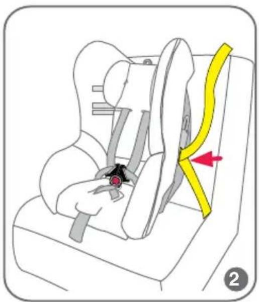 BRITAX 7300/E/2013 - SEATBELT QUICK SETUP FORWARD FACING - 2
