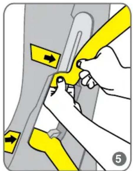 BRITAX 7300/E/2013 - SEATBELT QUICK SETUP FORWARD FACING - 4