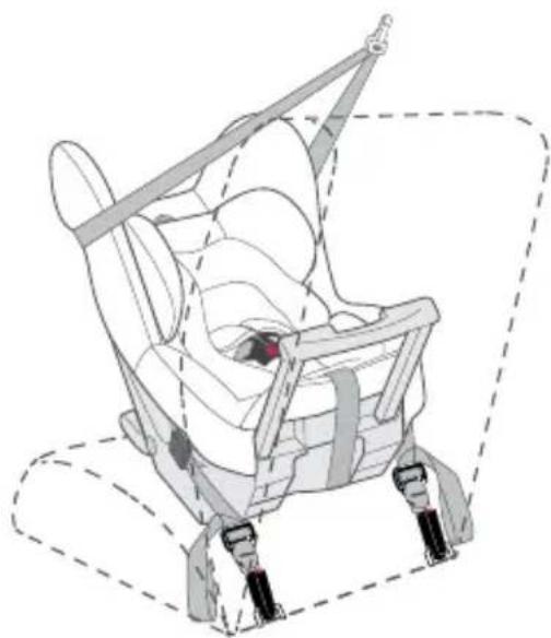 BRITAX 7300/E/2013 - (USING ISOFLEX CONNECTORS IF FITTED TO THE CHILD RESTRAINT) - 3