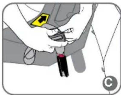 BRITAX 7300/E/2013 - REMOVE RESTRAINT FROM VEHICLE FITTED WITH ISOFLEX - 2
