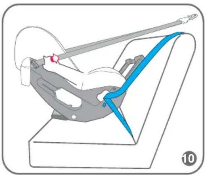 BRITAX 7300/E/2013 - SEATBELT QUICK SETUP REARWARD FACING - 5