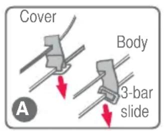 Cover Body 3-bar slide A