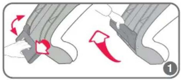 BRITAX 7300/E/2013 - SEATBELT QUICK SETUP REARWARD FACING - 2