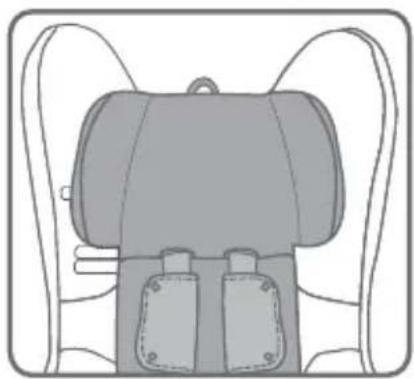 BRITAX 7300/E/2013 - To Remove Alternative headrest cover with soft wings: - 1