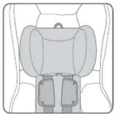 BRITAX 7300/E/2013 - To replace headrest cover for adjustable headrest with side wings: - 2
