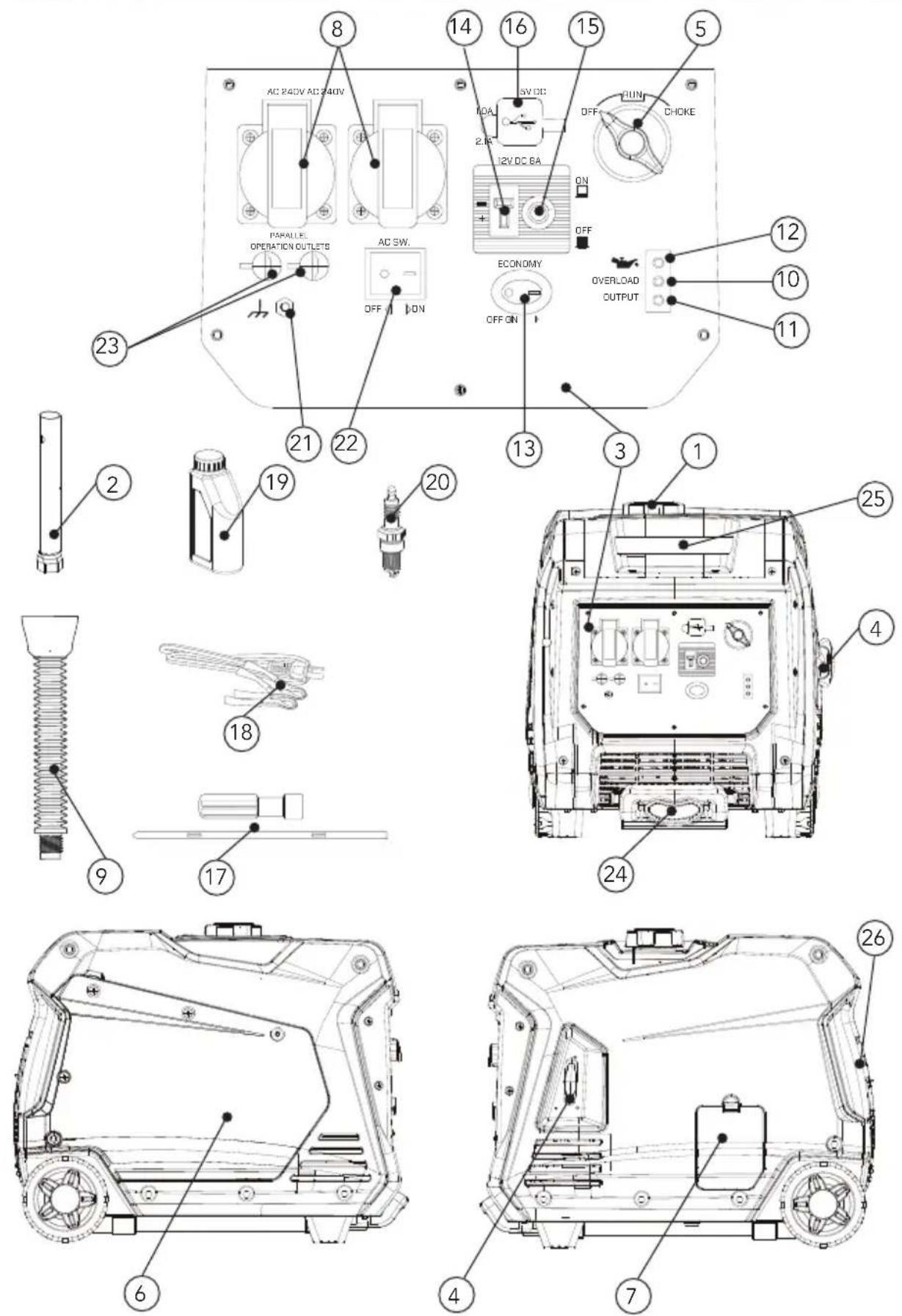 Full Boar SD4000IRS - KNOW YOUR PRODUCT (cont.) - 1
