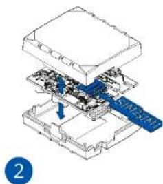 Teltonika FMB122 - How to insert SIM card and connect the battery - 2