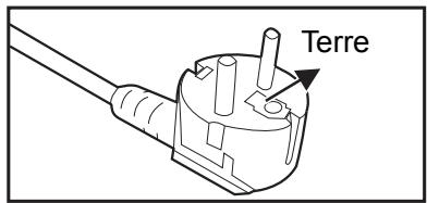 OPTOMA DX343 - Notes sur le cordon d'alimentation secteur - 3