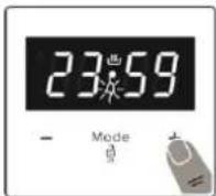 Heinner HBO-V659GCDRC-GBK - Audible warning time adjustment - 2