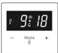Heinner HBO-V659GCDRC-GBK - Audible warning time adjustment - 3