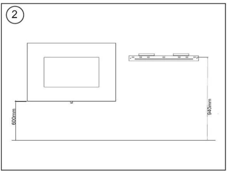 2 600mm 940mm
